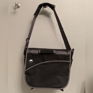 Black Gemline Laptop Messenger Bag - 2293B
